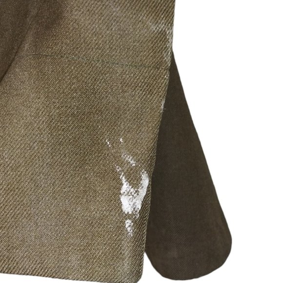 VTG WWII Military Jacket Wool Uniform Scovill MFG Waterbury Eagle Buttons Patch - Picture 8 of 16